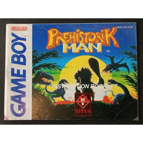 Prehistorik Man - Notice Officielle - Gameboy