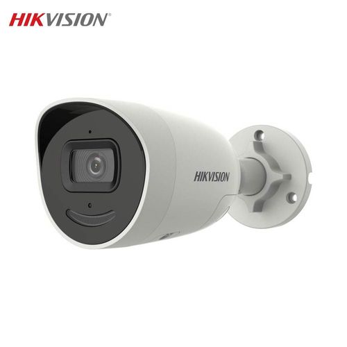 Caméra de Surveillance avec IA Hikvision DS-2CD2046G2-IU/SL (4mm) Mini Bullet 4MP DarkFighter & AcuSense Blanc