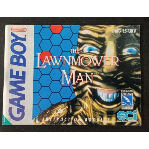 Le Cobaye - The Lawnmower Man - Notice Officielle - Gameboy