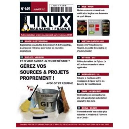Gnu Linux Magazine 145 - Git Et Redmine