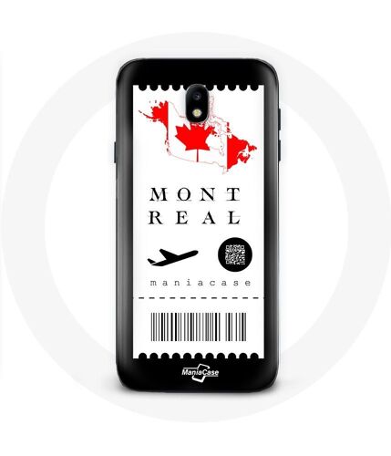 Coque Pour Samsung Galaxy J5 2017 Billet D'avion Montréal Canada