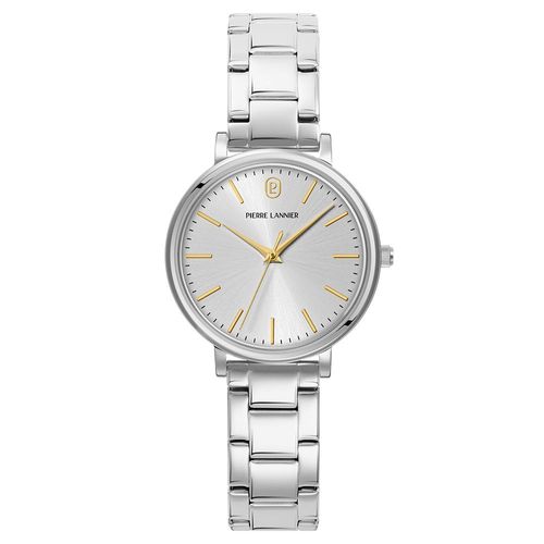 Montre Femme Essential Argenté Cadran Argenté Bracelet Acier Argenté 14 Mm
