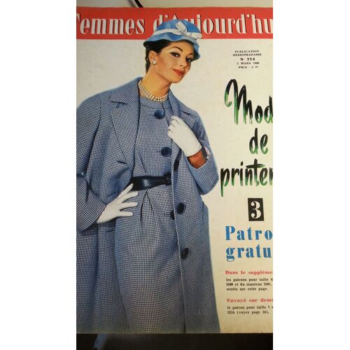 Femmes D'Aujourd'Hui N°774 De 1960 Mode De Printemps