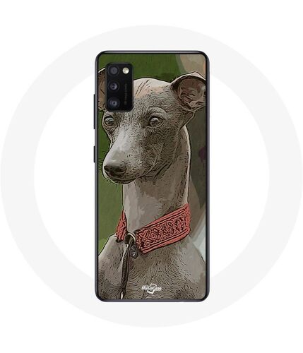 Coque pour Oppo A16 Lévrier greyhound Gris
