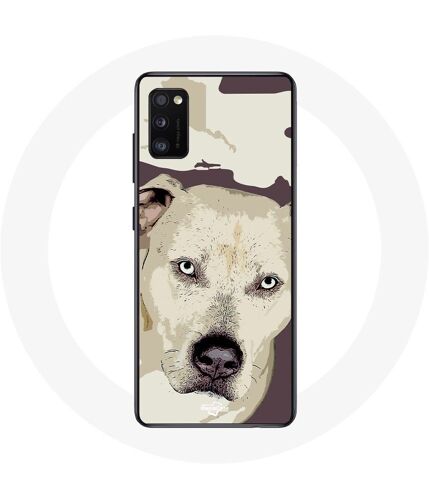 Coque Pour Samsung Galaxy S20 Plus Chien De Pitbull Blanc