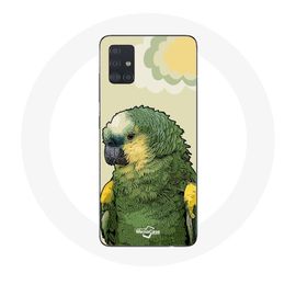 Coque Samsung Galaxy A51 Amazone Perroquets Vert