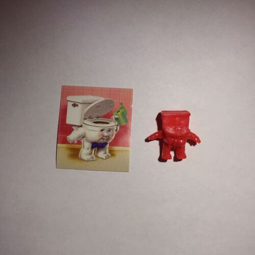 Figurine Minikins Garbage Pail Kids Les Crados Pete Seat Numéro 20 En Rouge 