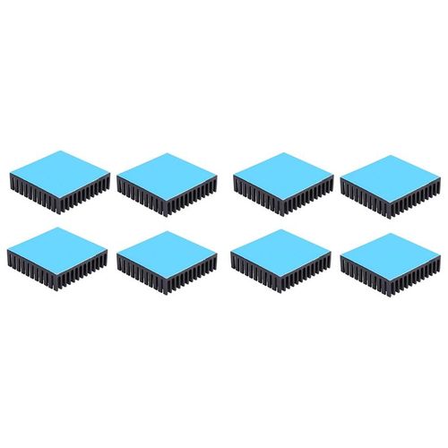 Dissipateur Thermique En Aluminium, 8 Pièces, Radiateur De Refroidissement Pour Puce Électronique Ic Led Avec Conducteur Thermique