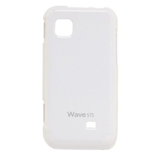 COQUE RIGIDE SOUPLE (TPU) SAMSUNG WAVE 575 BLANC WHITE ETUI SILICONE DÉDIÉ