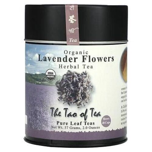 The Tao Of Tea, Tisane Biologique, Fleurs De Lavande, 57 G