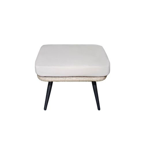 Repose-Pieds Extérieur Avec Coussin Beige Bellavista