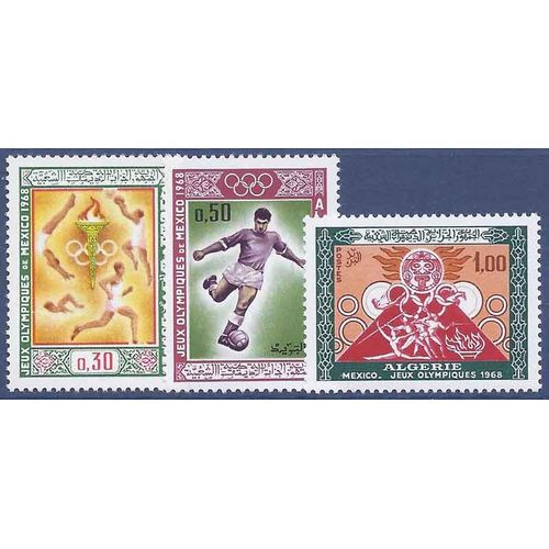 Timbre Collection Algérie N° Yvert Et Tellier 474/476 Neuf Sans Charnière