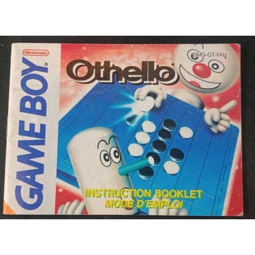 Othello - Notice Officielle - Gameboy