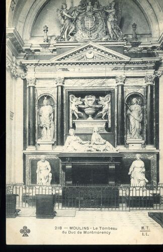 Carte Postale De Moulins  (Allier)  Chapelle Du Lyçée Banville - Tombeau Du Duc De Montmorency 