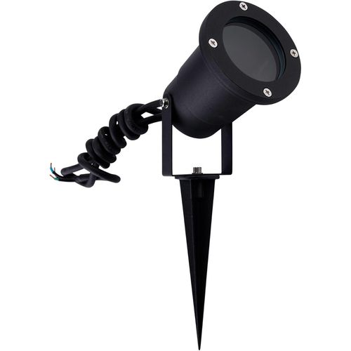 Asfasfq-Spots À Piquer Led, Aluminium, Ip65, Support Gu10, 1m De Câble, Projecteur Led, Spots De Jardin