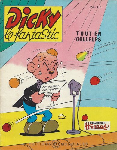 Dicky Le Fantastic  N° 21 - Collection Hurrah - Del Duca Editions Mondiales