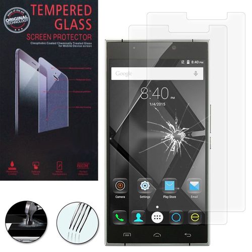 Lot / Pack De 2 Films Verre Trempé Pour Doogee F5 5.5'' 4g Lte Protection D'écran