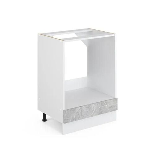 Meuble Pour Four R-Line, 60 Cm Sans Plan De Travail, Béton, Vicco