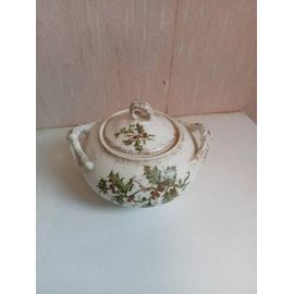 Sauciere En Porcelaine Signée J.P.L Hauteur 9 Cm