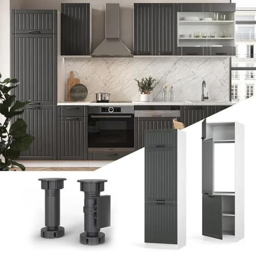 Meuble réfrigérateur VICCO Fame-Line Blanc 60 cm