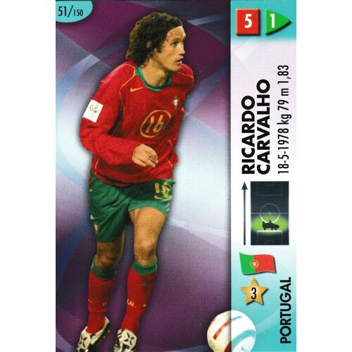 N° 51 - Carte Panini Foot Germany 2006 - Ricardo Carvalho - Portugal