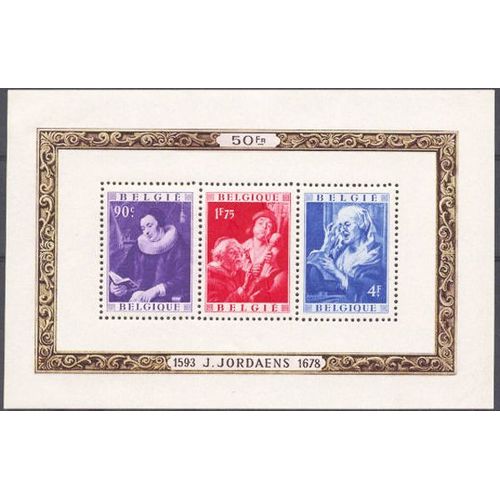 Timbre Collection Belgique N° Yvert Et Tellier Bf 27 Neuf Avec Charnière