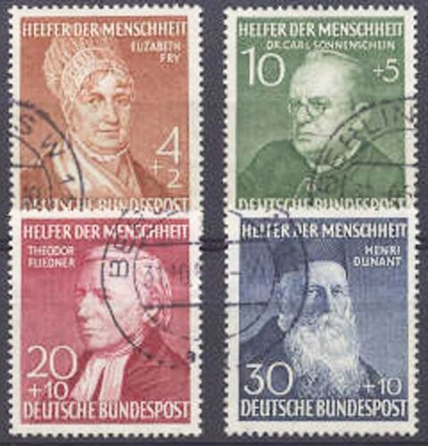 Timbre Collection Rfa N° Yvert Et Tellier 42/45 Oblitérés
