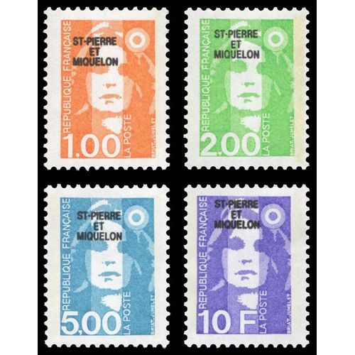 Timbre Collection St Pierre & Miquelon N° Yvert Et Tellier 523/526 Neuf Sans Charnière