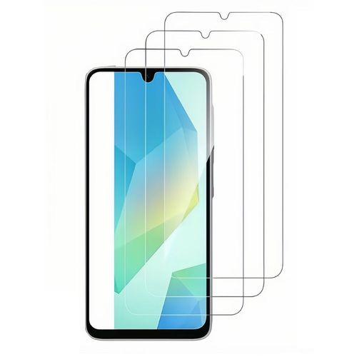 Hqselection® Lot De 3 Verres Trempés Pour Samsung Galaxy A16 4g/5g.Film De Protection D'écran Transparent - Anti Rayures - Ultra Résistant Dureté 9h