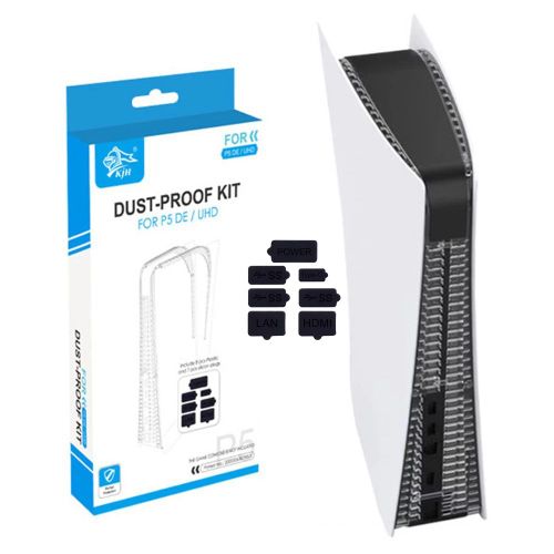 Jeu De Bouchons Anti-Poussière En Silicone Pour Console De Jeu Ps5, 8 Pièces, Interface Usb Hd, Couvercle Anti-Poussière, Prise Anti-Poussière Pour Playstation 5, Accessoires