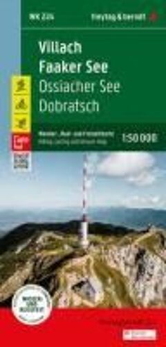 Freytag & Berndt Wanderkarte Wk 224 Villach - Faaker See, Ossiacher See - Dobratsch 1:50.000
