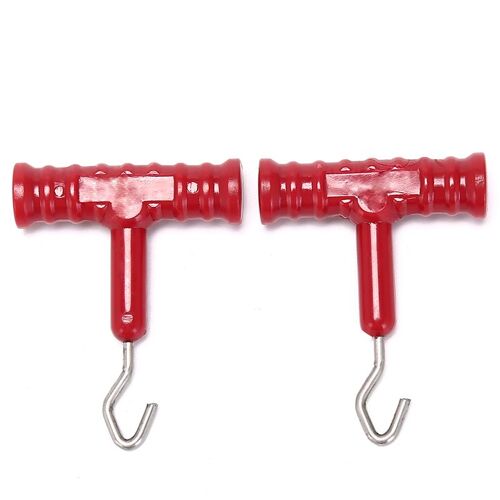 Extracteur De Noeud De Plate-Forme, Testeur De Noeud, Matériel Terminal De Carpe Pour La Méthode De Plate-Forme De Cheveux, Ensembles D'outils D'alimentation, 2 Pièces/Lot