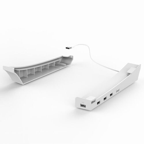 Support Horizontal Avec 4 Rallonges Usb, Support Portable, Compatible Avec Lecteur Optique P5, Version Numérique