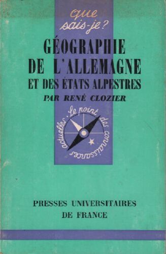 Geographie De L'allemagne Et Des Etats Alpestres