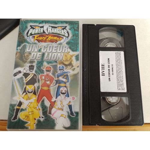 Cassette Vidéo Vhs - Power Rangers - La Force Animale - Un C?ur De Lion