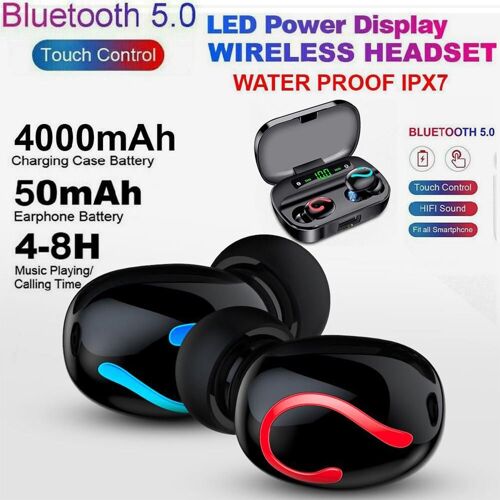 Écouteurs sans fil Bluetooth 5.0 Tws Q61, boîte de chargement, stéréo 9d, bruit Surround, suppression du bruit, casque de jeu