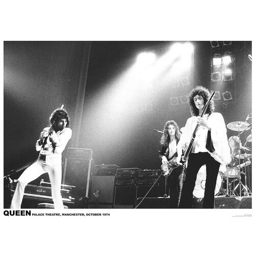 Queen - Manchester, October 1974 - Affiche / Poster Envoi En Tube - 59x84 Cm