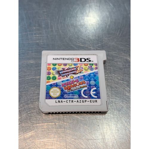 Jeu 3ds Puzzle & Dragon Super Mario Édition Sans Boîte 