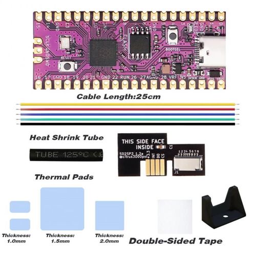 Puce De Microcontrôleur Rp2040, 133 Mhz, Démarrage Usb, Remplacement, Un Bouton, Réinitialisation, 500 Ma, Lecteur De Carte Pcb, Carte De Développement Pcb