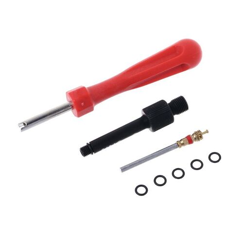 Adaptateur De Valve De Pompe, Amortisseur Arrière De La Bicyclette Allongage Du Noyau De Valve Alliage D'aluminium Pièces De Bicyclette Vtt Outils De Réparation Remplacement