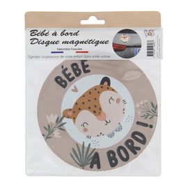 Bebe a bord magnetique Chat
