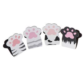 Marque-Page Magnétique Patte De Chat Mignon, 4 Pièces, Papeterie Scolaire Et De Bureau, Prix Pour Étudiant