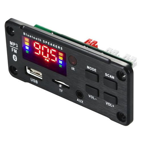 Amplificateur 25w X 2 12v, Carte Décodeur Mp3, Module Audio, Bluetooth 5.0, Musique Sans Fil, Lecteur Mp3 Pour Voiture