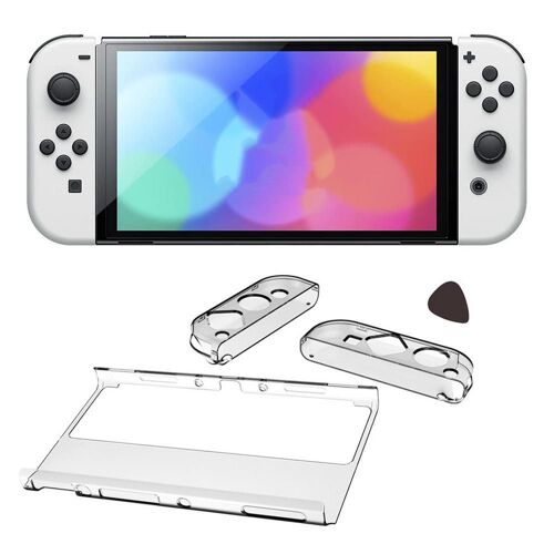 Étui De Protection Transparent En Tpu Pour Manette De Jeu Oled, Housse Souple Et Transparente, Antichoc Et Anti-Rayures Pour Console