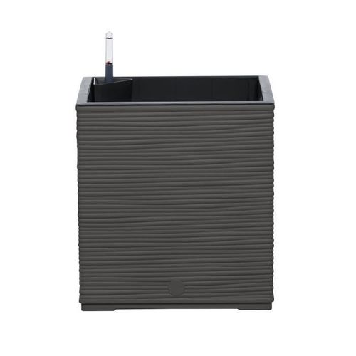 Poetic - Bac Casa Cosy Carre 30 Granite - L 29.9 X L 29.9 X H 31.3 Cm 12l - Avec Reserve D'eau