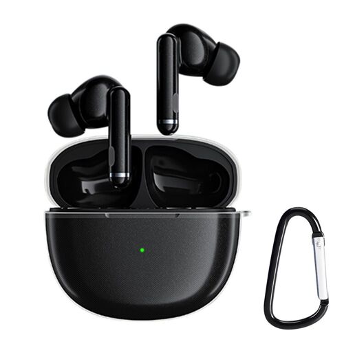 Étuis de protection pour écouteurs QCY HT03, coque souple en TPU Transparent, manchon antichoc pour boîte de chargement QCY-HT03