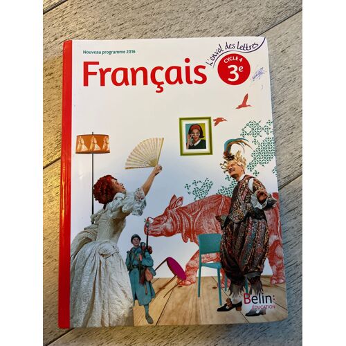 Nouveau Programme 2016 Français - Belin Éducation - Très Bon État