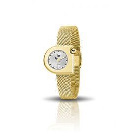 Lip Mach 2000 Mini Montre Femme Acier Doré Milanais 671168