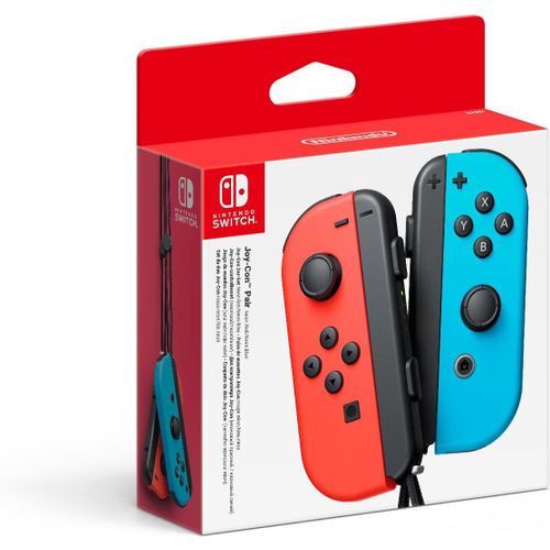 Nintendo Switch Paire de manettes Joy-Con - droite bleu néon/gauche rouge néon [video game]