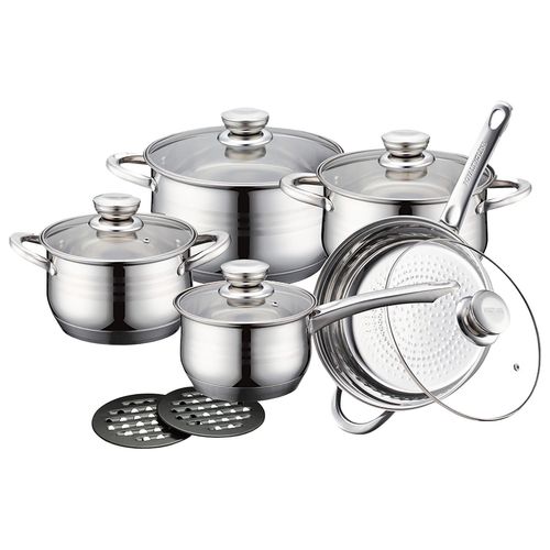 Ensemble De Pots, Casserole Et Poêle - 5 Pièces